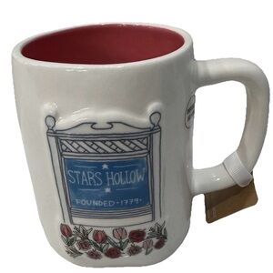 RAE DUNN GILMORE GIRLS COFFEE MUG W/STARS HOLLOW “I’D RATHER BE IN STARS HOLLOW”